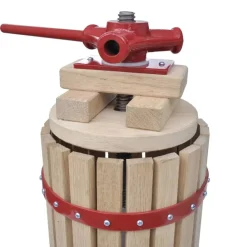 vidaXL Arte Y Ocio-Prensa de vino y fruta 6 L