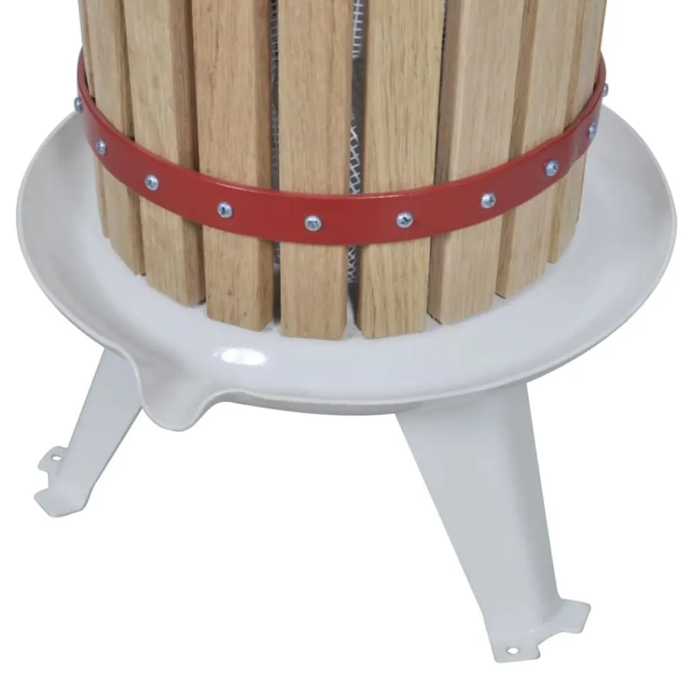 vidaXL Arte Y Ocio-Prensa de vino y fruta 6 L