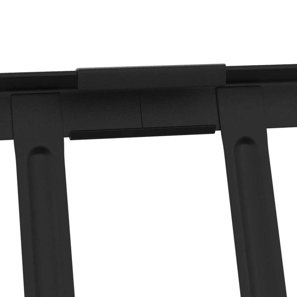 vidaXL Protección de Nieve para Techo 100 x 2,5 x 20 cm Acero Negro Best