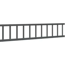 vidaXL Vallas De Jardín-Protección de Nieve para Techo 100 x 2,5 x 20 cm