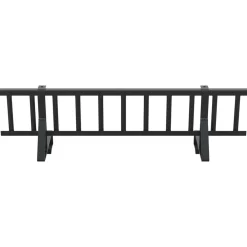 vidaXL Protección de Nieve para Techo 100 x 29,5 x 34,5 cm Acero Negro Online