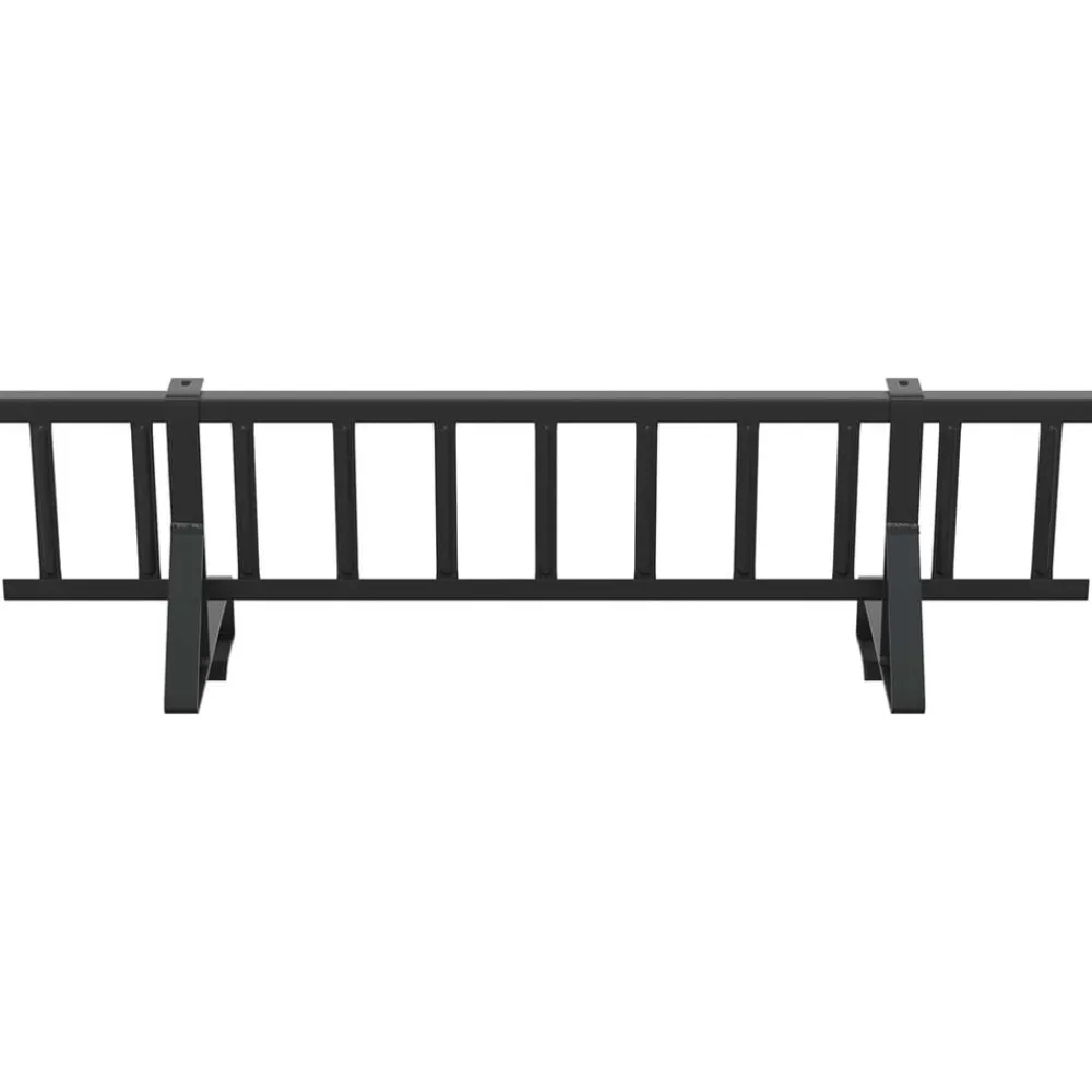 vidaXL Protección de Nieve para Techo 100 x 29,5 x 34,5 cm Acero Negro Online
