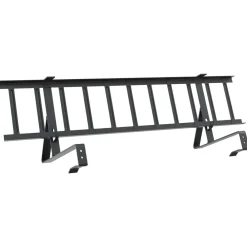 vidaXL Protección de Nieve para Techo 100 x 29,5 x 34,5 cm Acero Negro Online