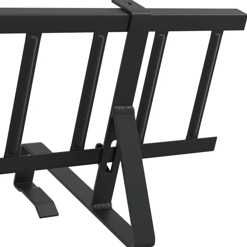 vidaXL Protección de Nieve para Techo 100 x 29,5 x 34,5 cm Acero Negro Online