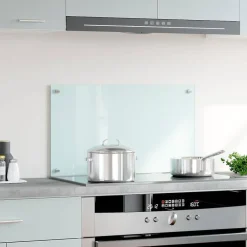vidaXL Cocina Y Comedor-Protección salpicaduras cocina vidrio templado color 70x40 cm