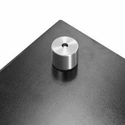 vidaXL Protección salpicaduras cocina vidrio templado 70x40 cm Negro Hot