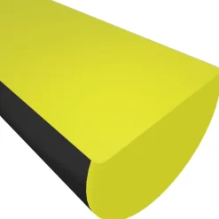 vidaXL Avisos-Protector de esquina PU amarillo y negro 4x3x100 cm