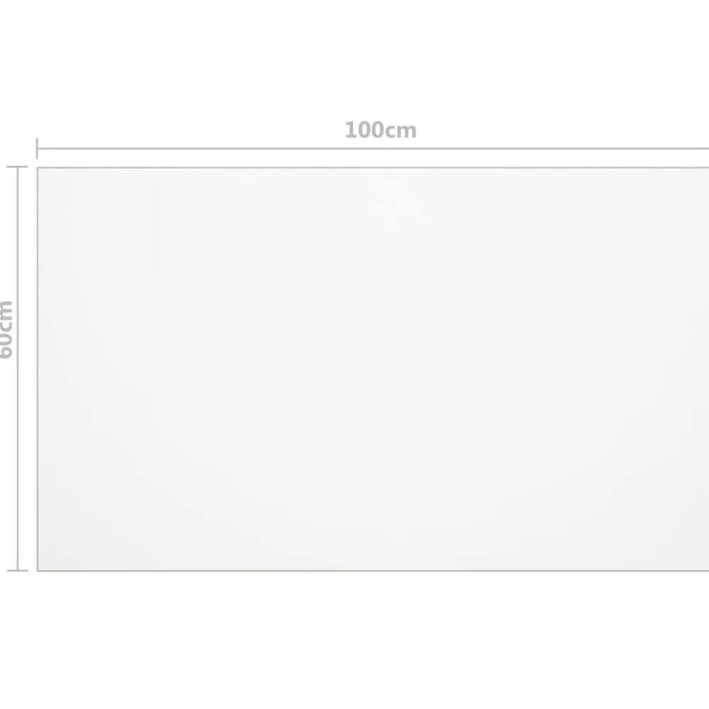 vidaXL Accesorios Para Mesas-Protector de mesa PVC 100x60 cm 1,6 mm