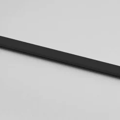 vidaXL Puerta corredera con juego herrajes 76x205 cm ESG vidrio Negro Hot