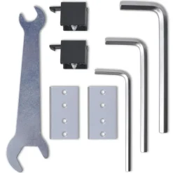 vidaXL Puerta corredera de cristal y aluminio 178 cm plateado Best