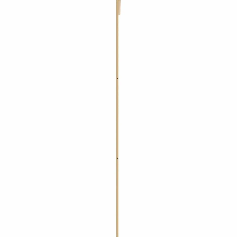 vidaXL Puerta corredera dorada vidrio ESG esmerilado aluminio 76x205cm Dorado y mate Best