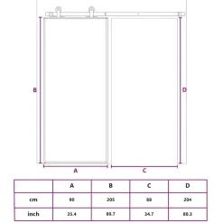 vidaXL Materiales De Construcción-Puerta corredera dorada vidrio ESG esmerilado aluminio 90x205cm