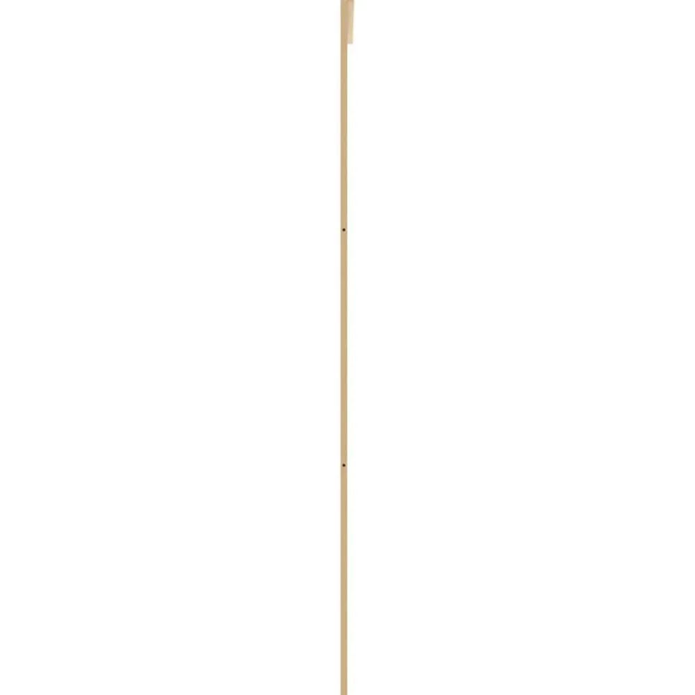 vidaXL Puerta corredera dorada vidrio ESG esmerilado aluminio 76x205cm Dorado y mate Clearance