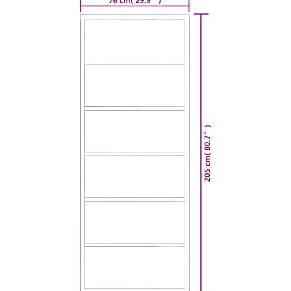 vidaXL Puerta corredera ESG vidrio y aluminio negra 76x205 cm Outlet