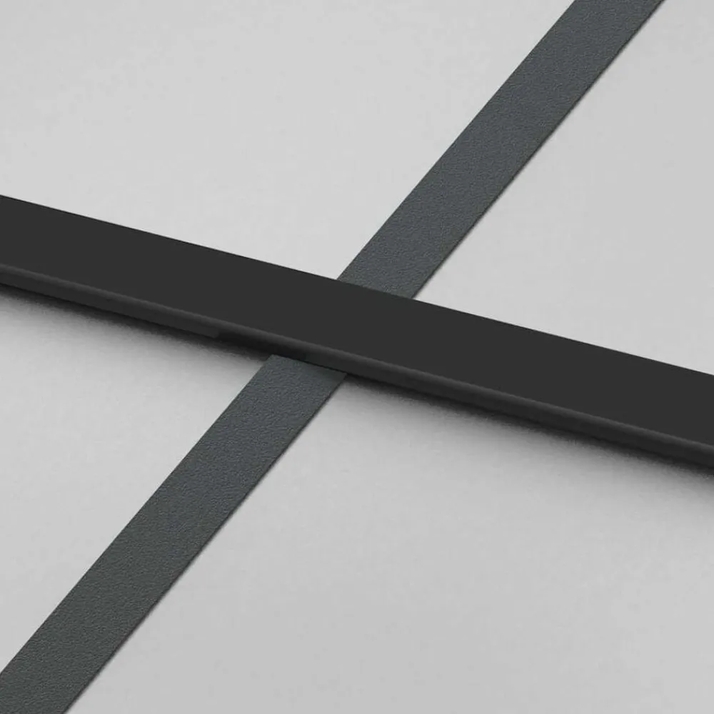 vidaXL Materiales De Construcción-Puerta corredera set herrajes vidrio templado aluminio 76x205cm