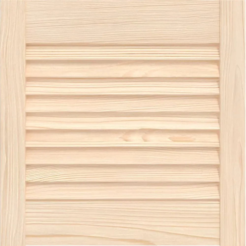 vidaXL Accesorios De Bricolaje-Puerta de armario de lamas madera de pino maciza 39,5x39,4 cm