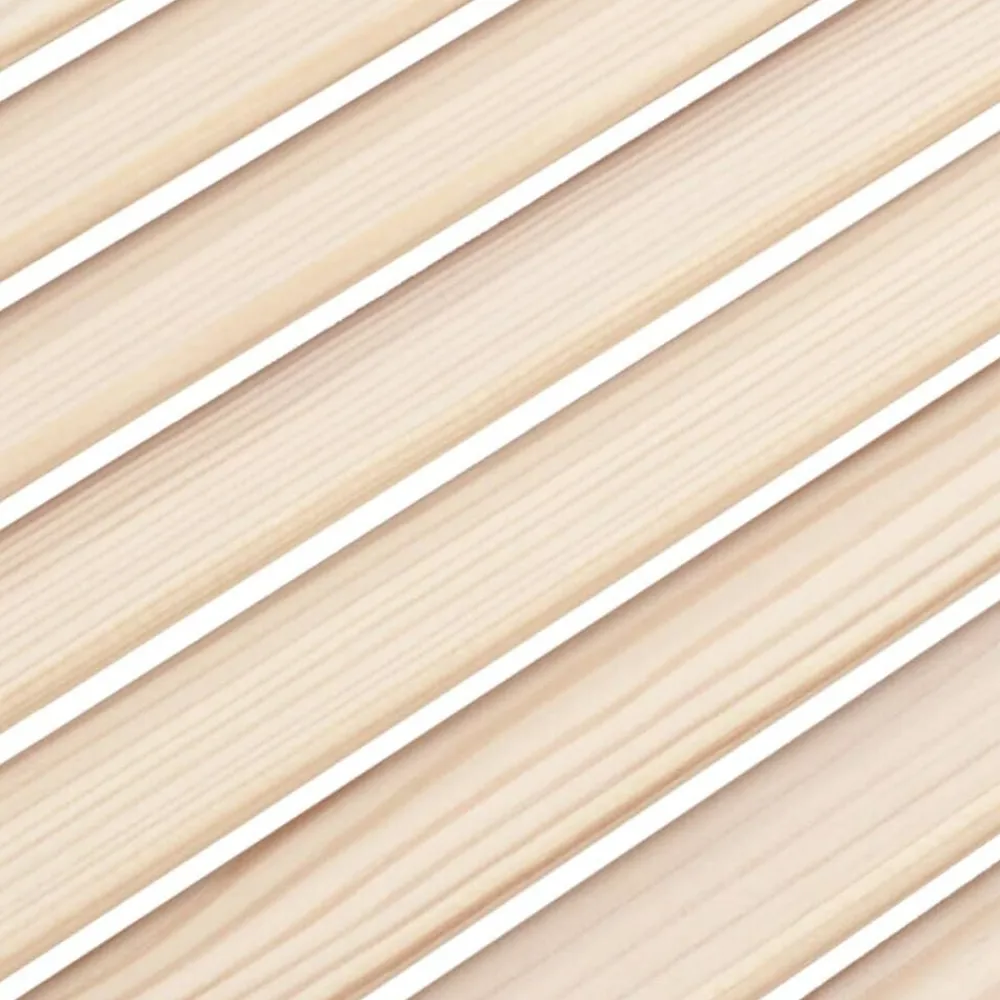 vidaXL Accesorios De Bricolaje-Puerta de armario de lamas madera de pino maciza 39,5x39,4 cm