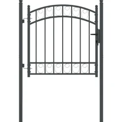 vidaXL Vallas De Jardín-Puerta de cerca con cerradura Emmen 100 x 100 cm