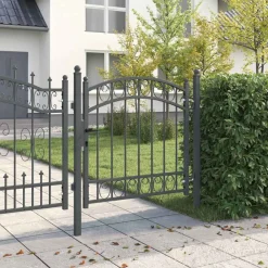vidaXL Vallas De Jardín-Puerta de cerca con cerradura Emmen 100 x 100 cm