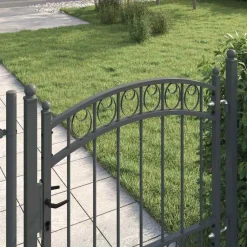 vidaXL Vallas De Jardín-Puerta de cerca con cerradura Emmen 100 x 100 cm