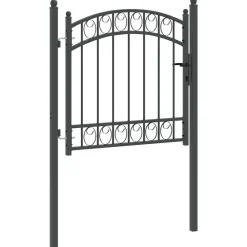 vidaXL Vallas De Jardín-Puerta de cerca con cerradura Emmen 100 x 100 cm