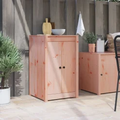 vidaXL Accesorios De Bricolaje-Puerta de cocina MEPPEL Marrón 50 x 9 x 82 cm