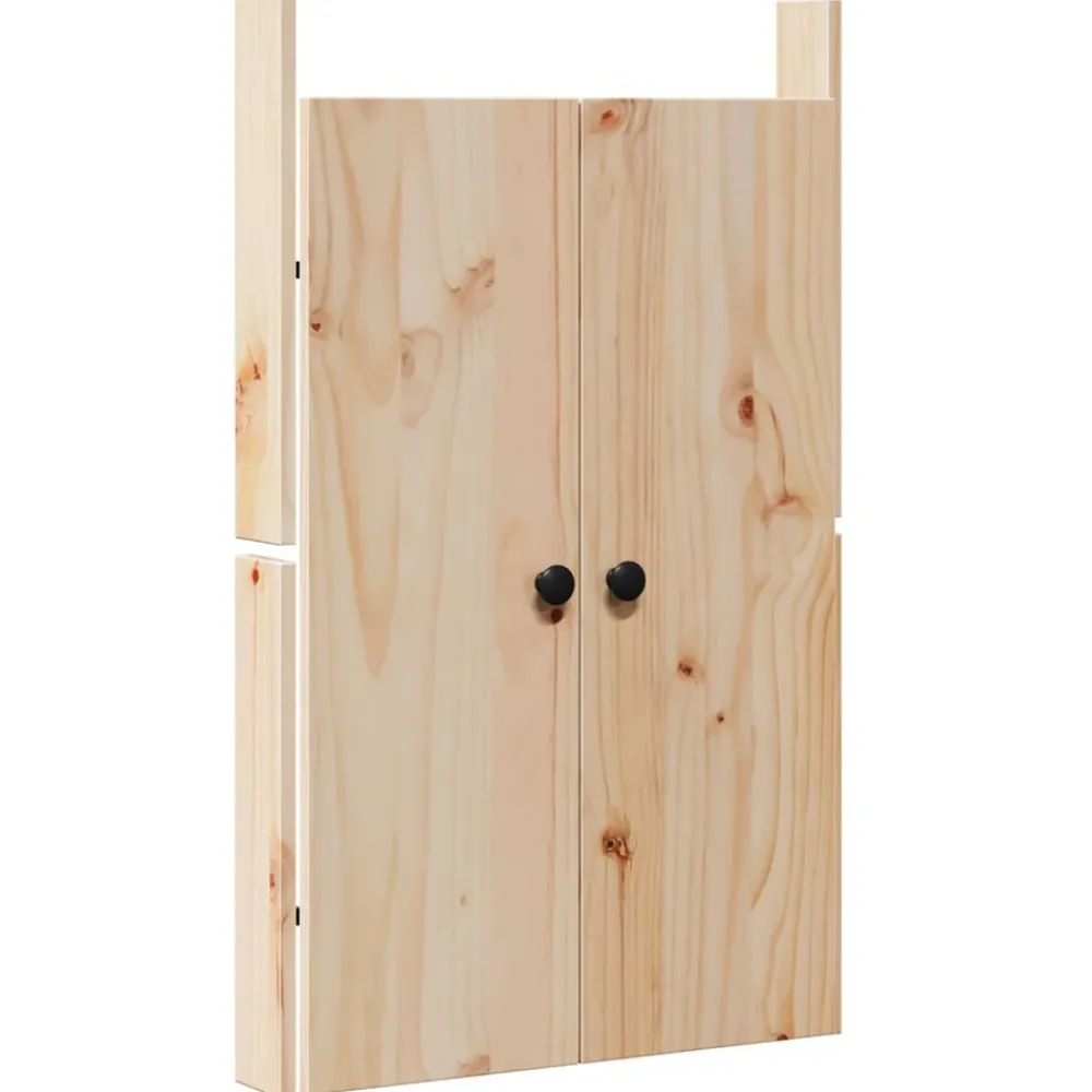 vidaXL Puerta de cocina MEPPEL Roble Marrón 50 x 9 x 82 cm Madera de pino sin tratar Sale