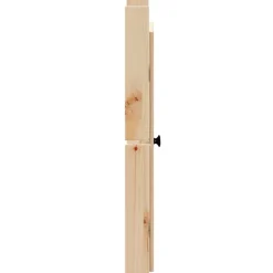 vidaXL Puerta de cocina MEPPEL Roble Marrón 50 x 9 x 82 cm Madera de pino sin tratar Sale