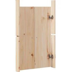 vidaXL Puerta de cocina MEPPEL Roble Marrón 50 x 9 x 82 cm Madera de pino sin tratar Sale
