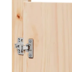 vidaXL Puerta de cocina MEPPEL Roble Marrón 50 x 9 x 82 cm Madera de pino sin tratar Sale