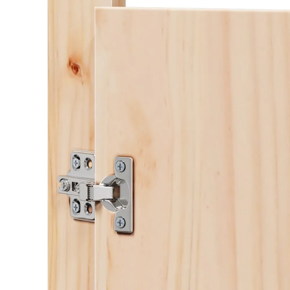 vidaXL Puerta de cocina MEPPEL Roble Marrón 50 x 9 x 82 cm Madera de pino sin tratar Sale