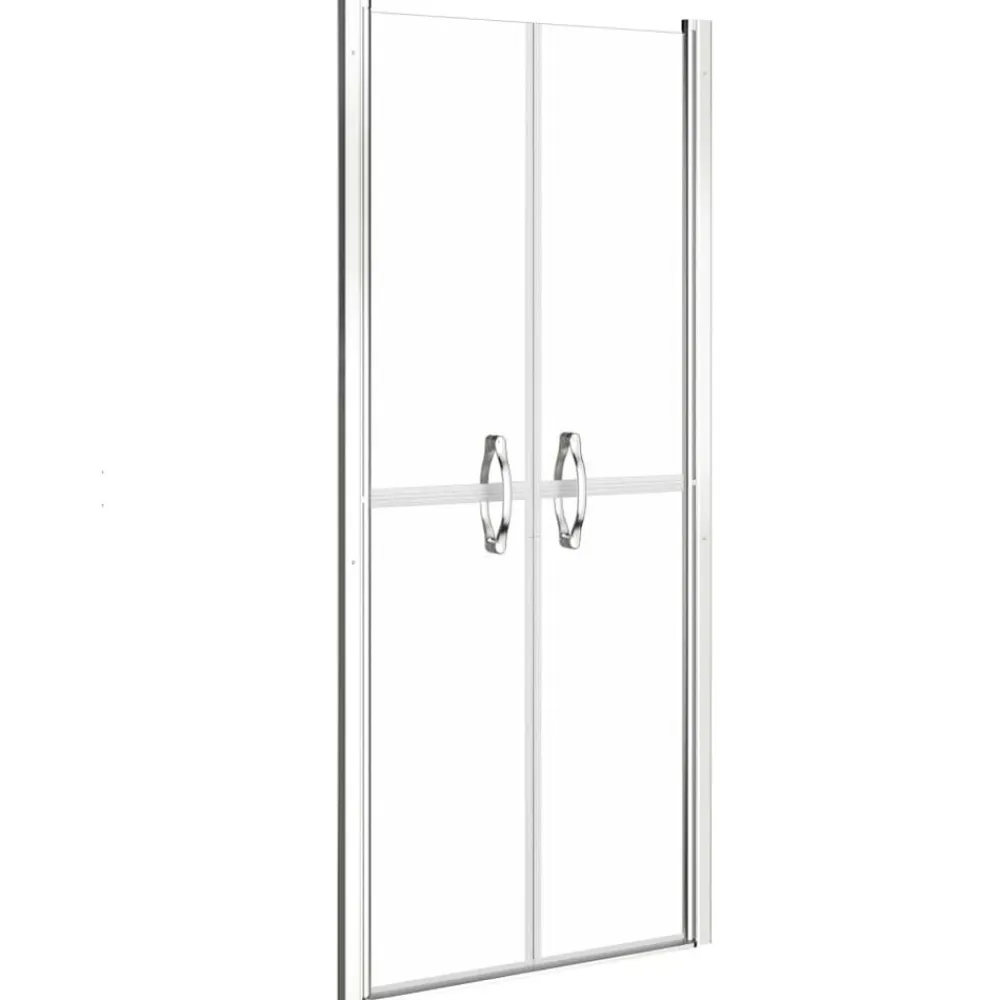 vidaXL Fontanería-Puerta de ducha claras ESG 71x190 cm