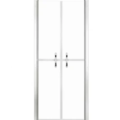 vidaXL Fontanería-Puerta de ducha claras ESG 71x190 cm
