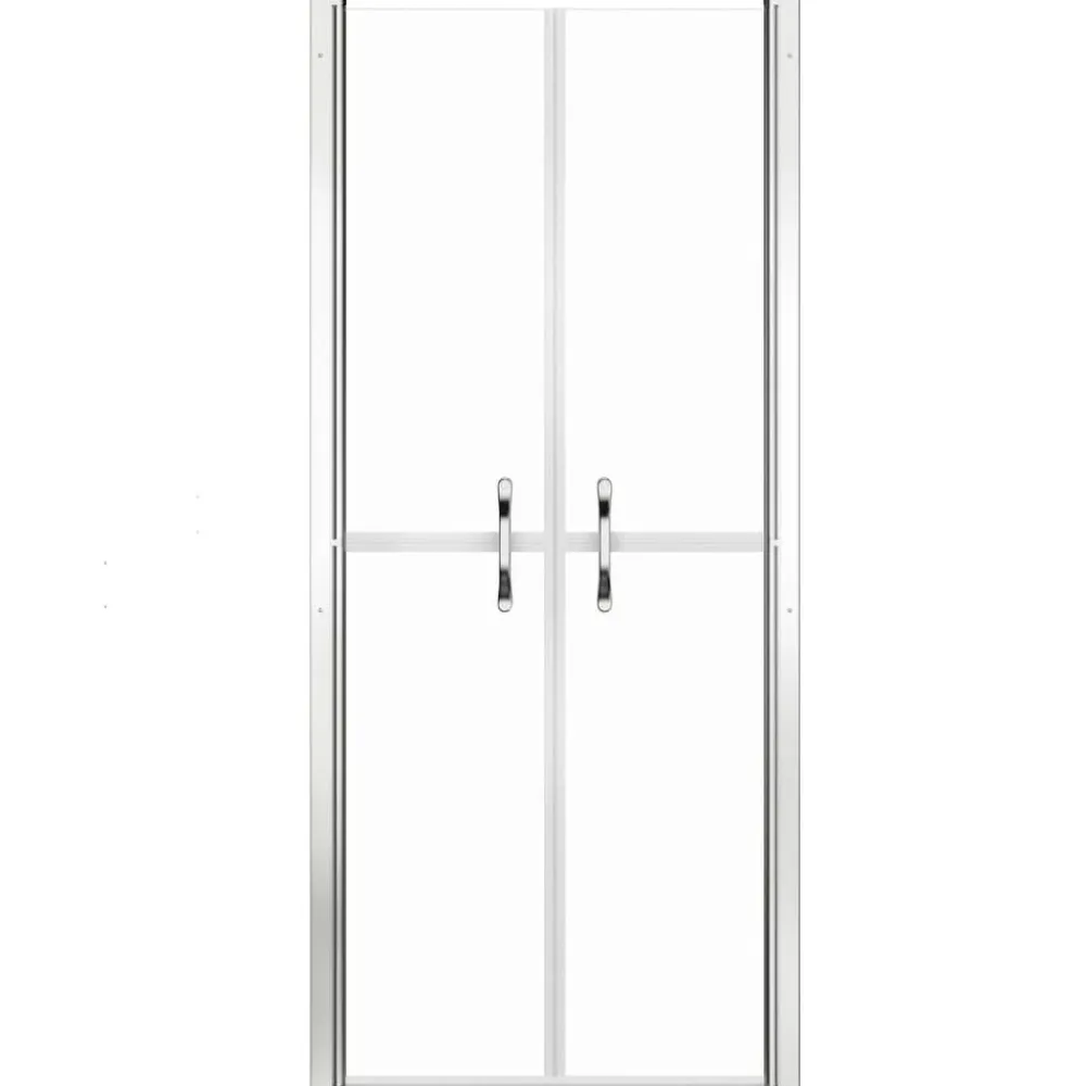 vidaXL Fontanería-Puerta de ducha claras ESG 71x190 cm