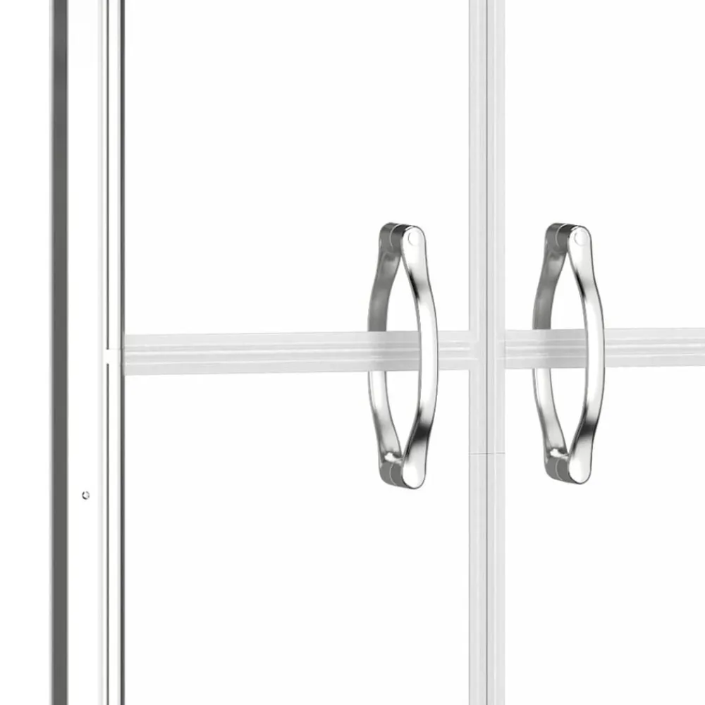 vidaXL Fontanería-Puerta de ducha claras ESG 71x190 cm