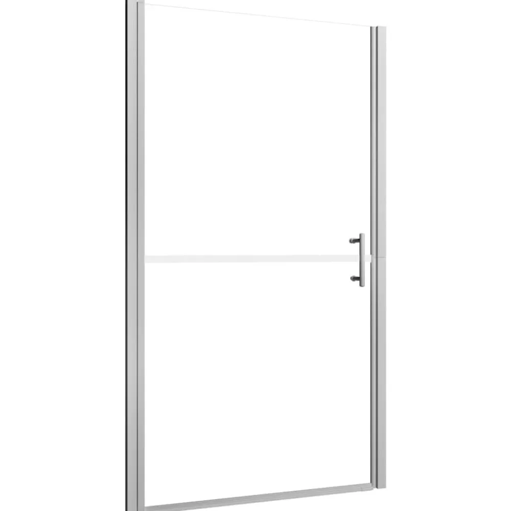 vidaXL Fontanería-Puerta de ducha de vidrio templado 81x195 cm