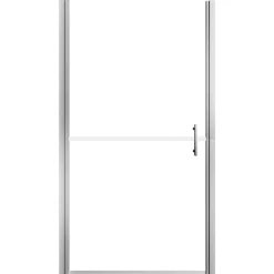 vidaXL Fontanería-Puerta de ducha de vidrio templado 81x195 cm