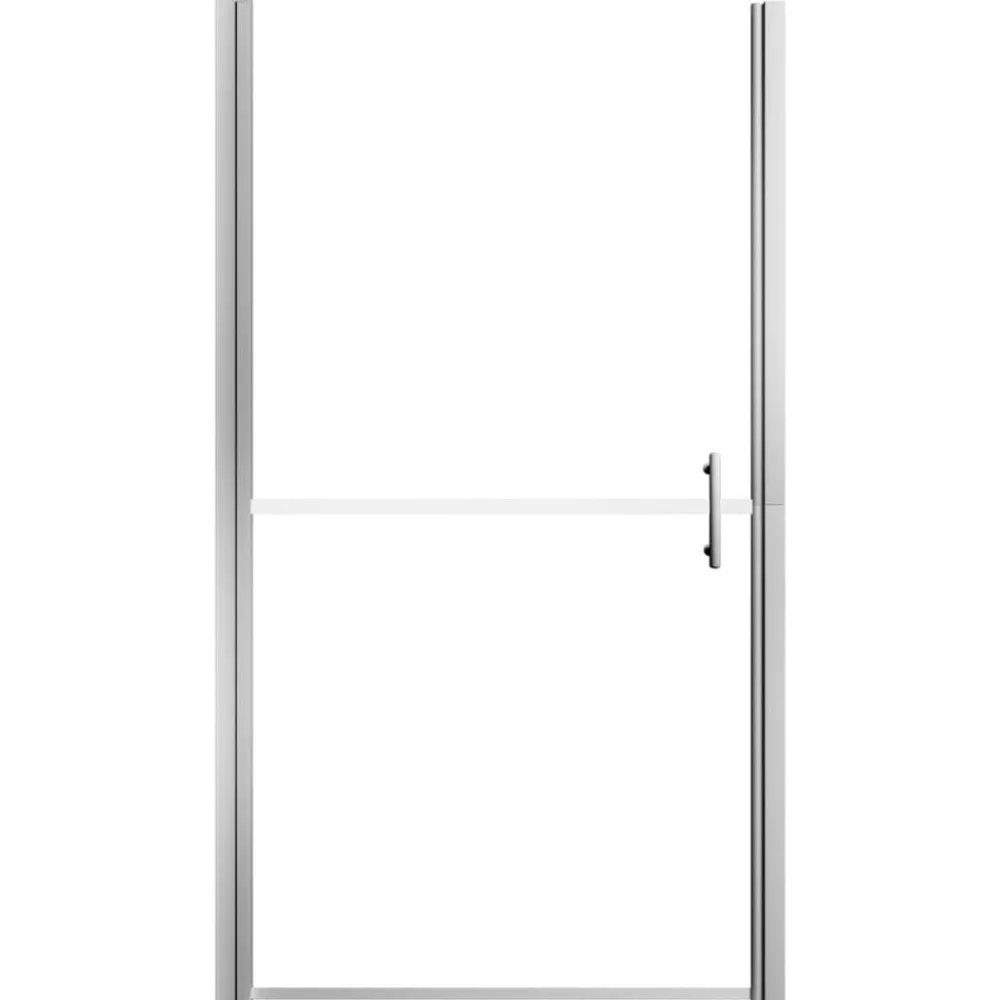 vidaXL Fontanería-Puerta de ducha de vidrio templado 81x195 cm