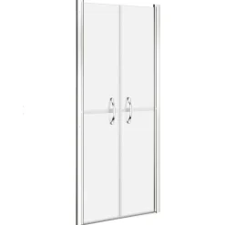 vidaXL Fontanería-Puerta de ducha ESG esmerilado 71x190 cm
