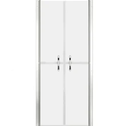 vidaXL Fontanería-Puerta de ducha ESG esmerilado 71x190 cm