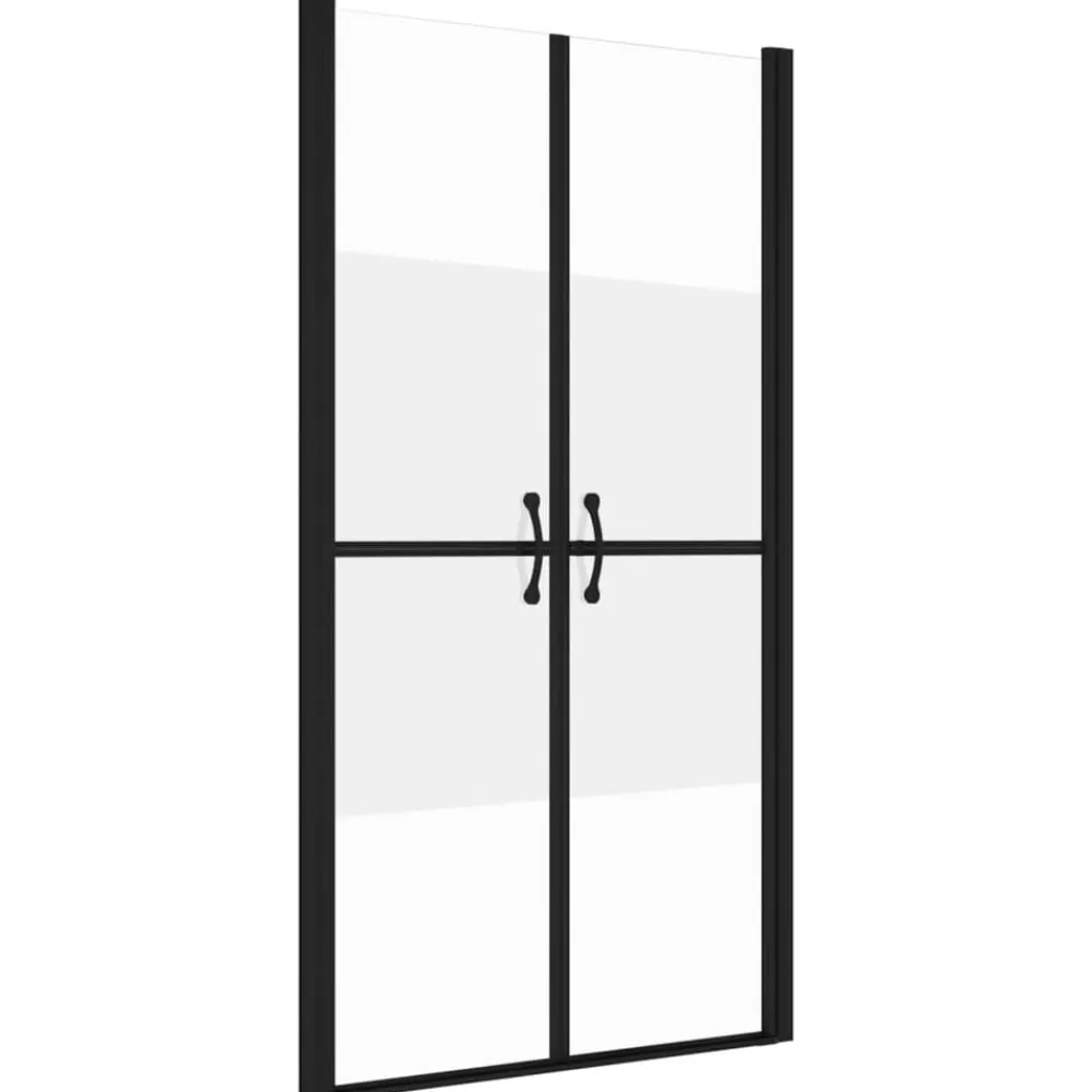 vidaXL Fontanería-Puerta de ducha ESG medio esmerilado (68-71)x190 cm