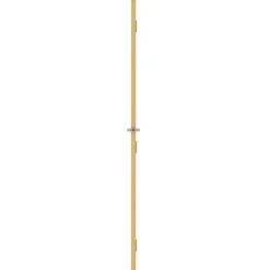 vidaXL Puerta de interior dorada vidrio templado y aluminio 76x201,5cm Dorado y transparente Hot