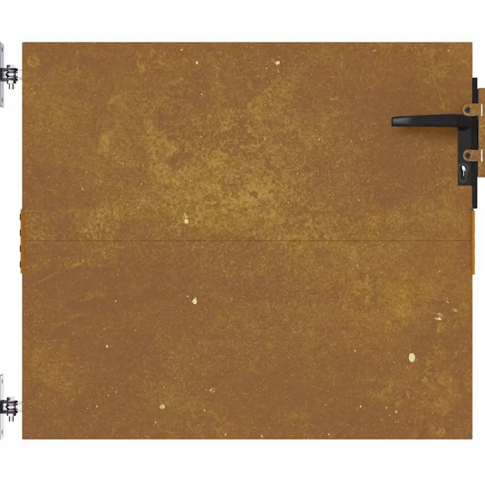 vidaXL Puerta de jardín acero corten 85x75 cm Clearance