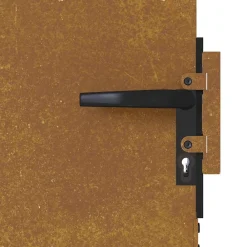 vidaXL Puerta de jardín acero corten 85x75 cm Clearance