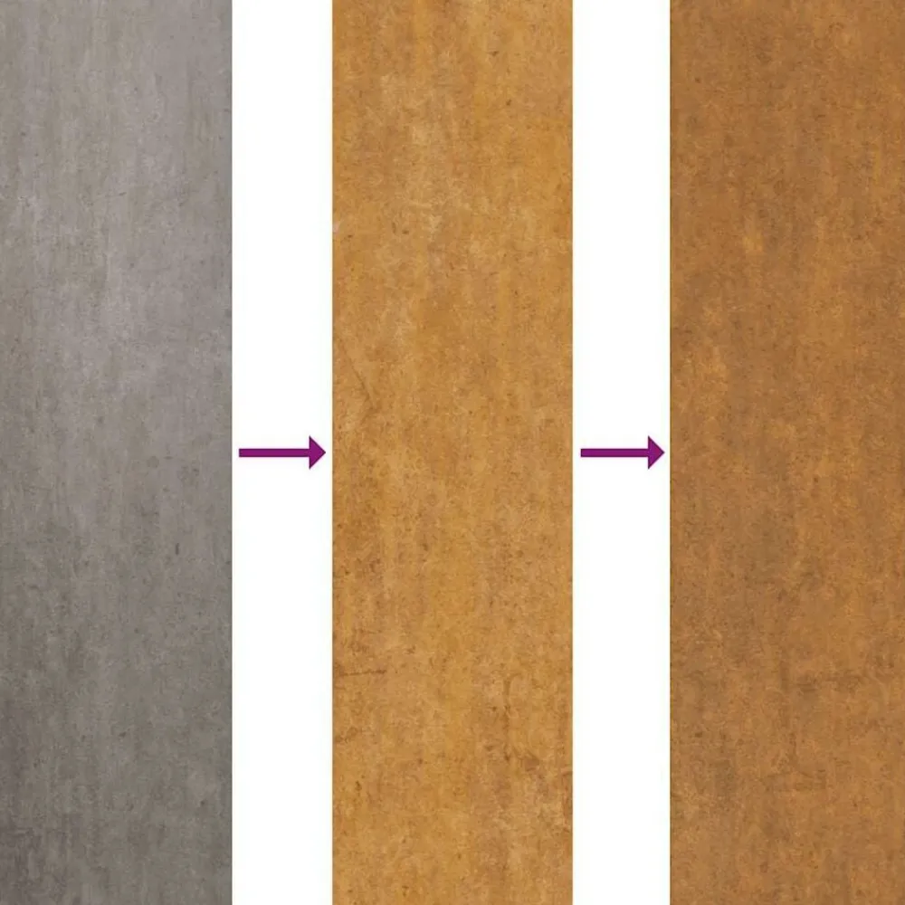 vidaXL Puerta de jardín acero corten diseño bambú 85x75 cm New