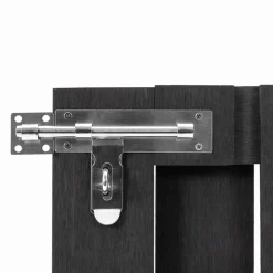 vidaXL Puerta de jardín de WPC gris 100x60 cm Clearance