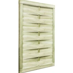 vidaXL Puerta de jardín madera de pino impregnada verde 100x125 cm Best