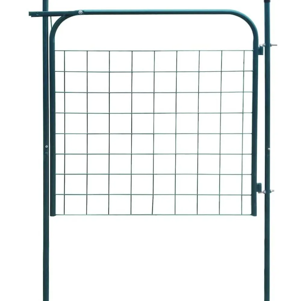 vidaXL Vallas De Jardín-Puerta de jardín 100x100 cm