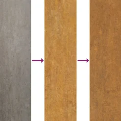 vidaXL Vallas De Jardín-Puerta de jardín 100x75 cm de acero corten con diseño de hierba