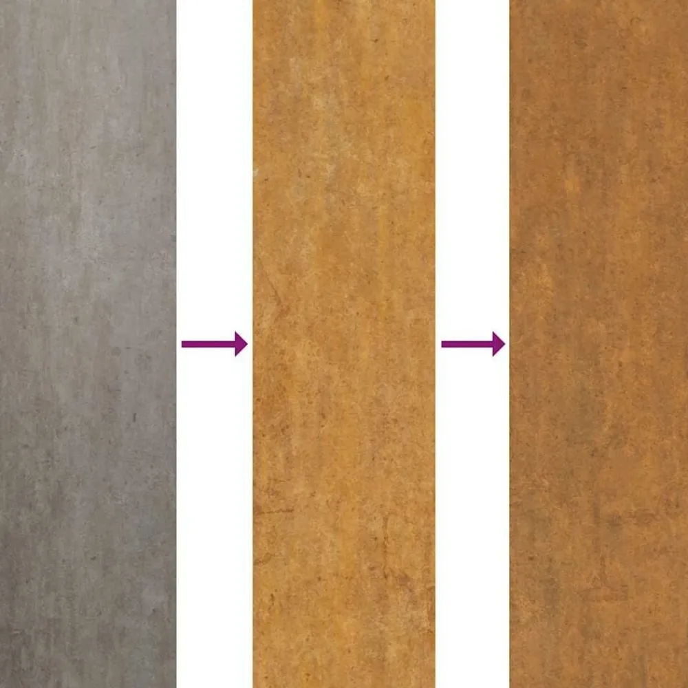 vidaXL Vallas De Jardín-Puerta de jardín 100x75 cm de acero corten con diseño de hierba